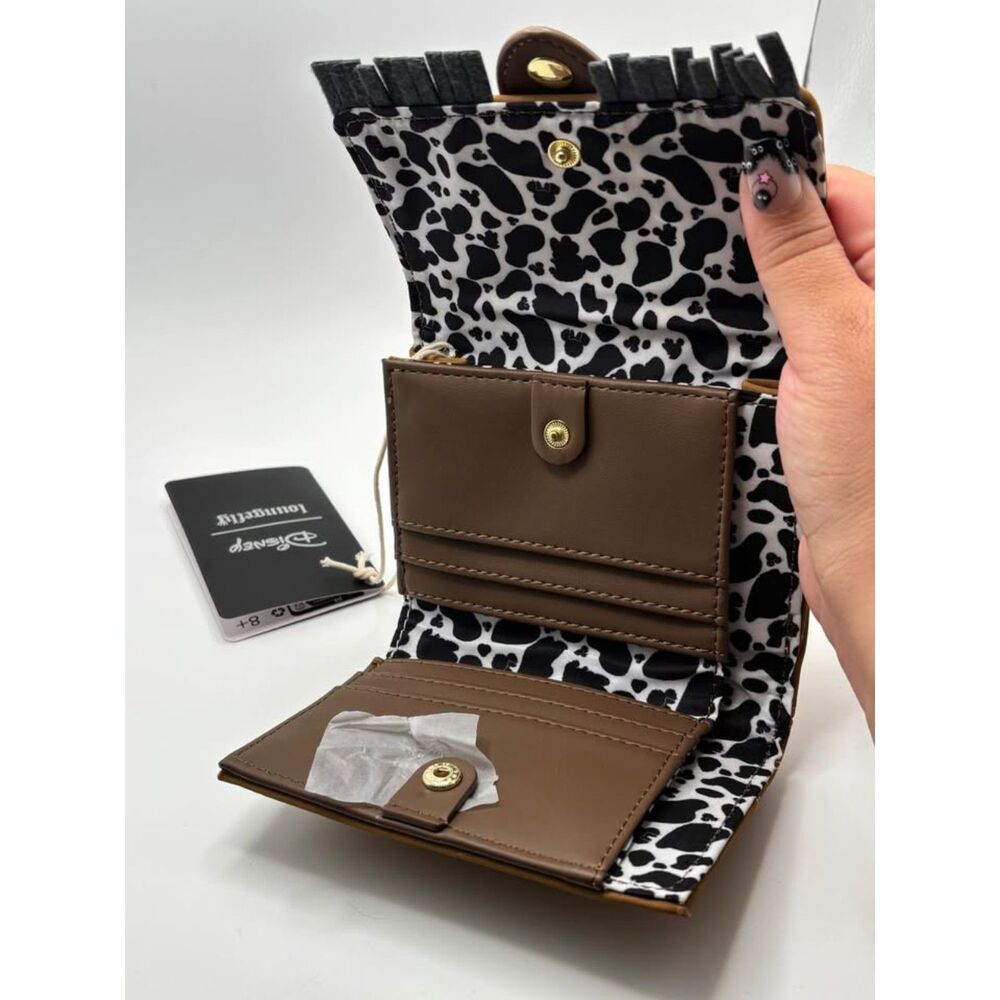 NWT Disney Loungefly Western Minnie Mouse Bifold Wallet - Picture 3 of 4